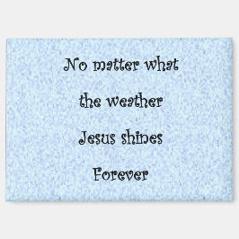 Magneet 'Jezus schijnt voor altijd