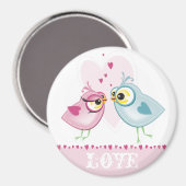 MAGNEET :: liefde vogels (Voorkant / Achterkant)