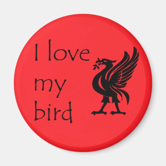 Magneet - Liverpool Liverbird (Voorkant)