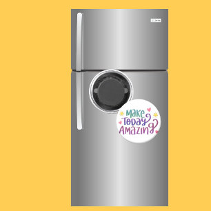 Magneet Maken Vandaag Geweldig Kleurrijk