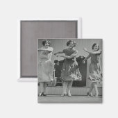 Magneet met aangepaste historische foto (Voorkant / Achterkant)