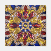 Magneet met Colombia Kleuren Design (Voorkant)