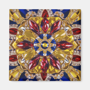 Magneet met Colombia Kleuren Design