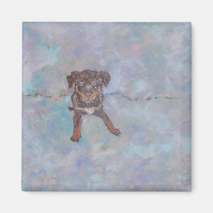 Magneet met cute Lab Mix