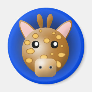 Magneet met dier: giraffe