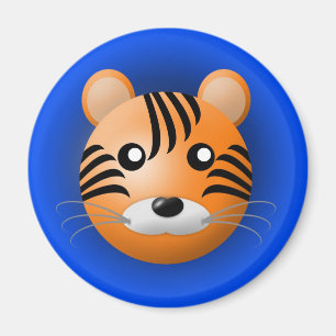 Magneet met dier: Tiger