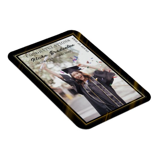 Magneet met fotoaankondiging voor afgestudeerden (Rechterzijde)