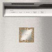 Magneet met gouden sierlijst (Insitu (Vaatwasser))