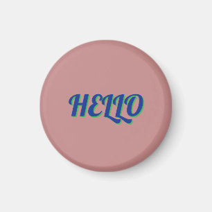 Magneet met hallo