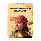 magneet met inspirerende tekst (Verticaal)