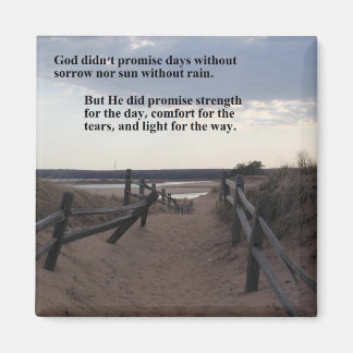 magneet met pad naar meer - belofte van God