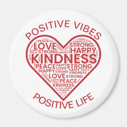 Magneet met positieve vibraties en positief leven