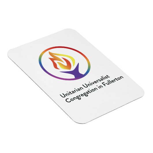 Magneet met UUCF logo (Rechterzijde)