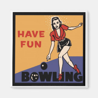 Magneet met 'Veel Plezier met Bowlen'