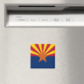 Magneet met vlag van Arizona State - Verenigde Sta (Insitu (Vaatwasser))