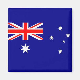 Magneet met vlag van Australië
