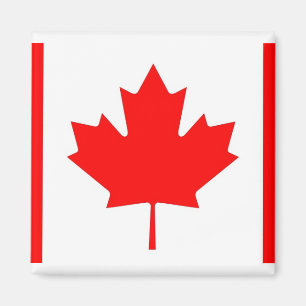Magneet met vlag van Canada