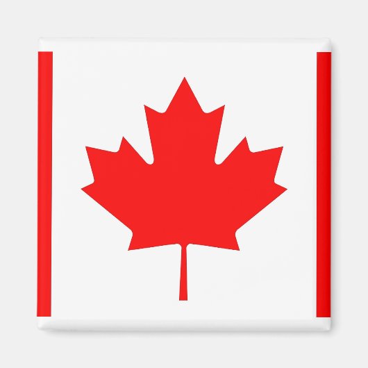 Magneet met vlag van Canada (Voorkant)