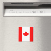 Magneet met vlag van Canada (Insitu (Vaatwasser))