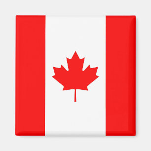 Magneet met vlag van Canada