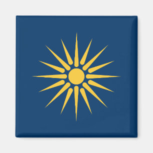 Magneet met vlag van Macedonië, Griekenland