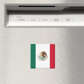 Magneet met vlag van Mexico (Insitu (Vaatwasser))