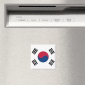 Magneet met vlag van Zuid-Korea (Insitu (Vaatwasser))