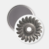 Magneet met waterturbine (Voorkant / Achterkant)