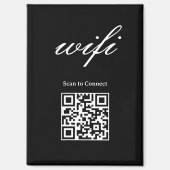 Magneet | Modern Wifi Qr Code (Voorkant)