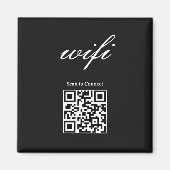 Magneet | Modern Wifi Qr Code (Voorkant)