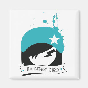 magneet - Officiële "TLV Derby Girls" Logo