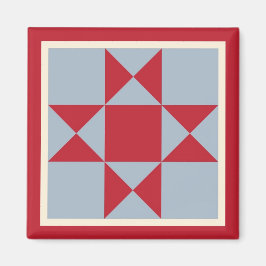 Magneet - Ohio Star Quilt Square