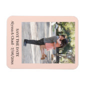 Magneet om de datum te onthouden met gepersonalise (Horizontaal)