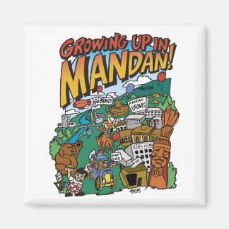 Magneet "Opgroeien in Mandan"