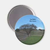 Magneet: Paso Robles, CA Wijnland Magneet (Voorkant / Achterkant)