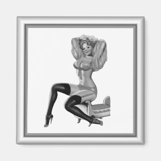 Magneet Pin-up Meisjes Vintage (6) 2