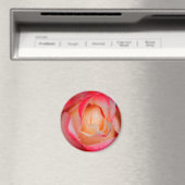 Magneet - Rood & Wit Rose (Insitu (Vaatwasser))