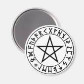 magneet Rune Pentacle (Voorkant / Achterkant)