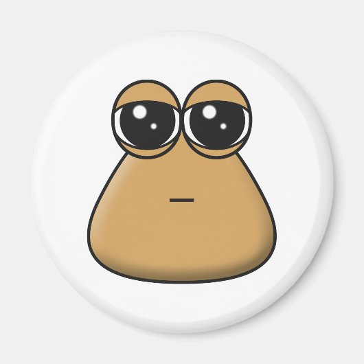 Magneet - Sad Baby Pou (Voorkant)