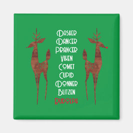 Magneet - Santa's Rendier - Rudolph