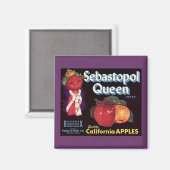 MAGNEET ~ SEBASTOPOL QUEEN APPLES LABEL (Voorkant / Achterkant)