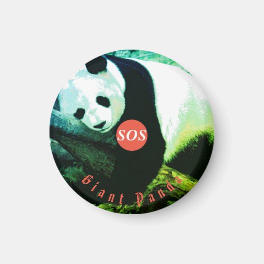 Magneet SOS Panda (Voorkant)