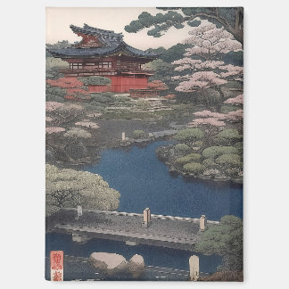 Magneet - Tempel aan de rivier - Japan