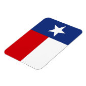 Magneet Texas Lone Star State Vlag Rood Wit Blauw (Linkerzijde)