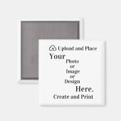 Magneet uw ontwerp of foto-upload (Voorkant / Achterkant)
