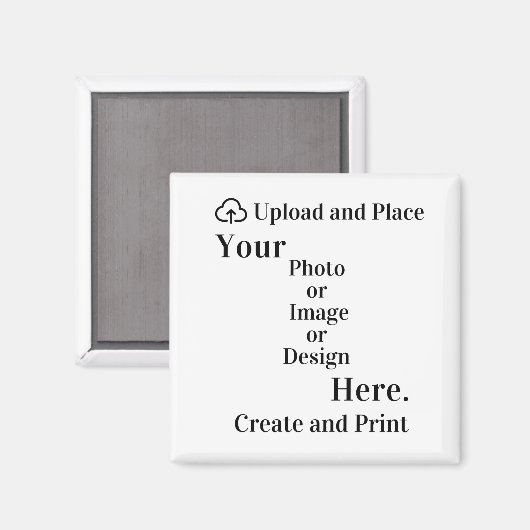 Magneet uw ontwerp of foto-upload (Voorkant / Achterkant)
