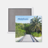 Magneet van de Malediven (Voorkant / Achterkant)