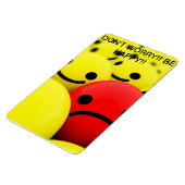 Magneet van een verdrietig gezicht in het midden v (Linkerzijde)