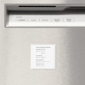 Magneet: vectorcalculusstellingen magneet (Insitu (Vaatwasser))