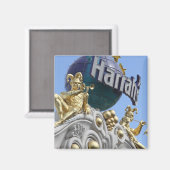 Magneet, vierkant, Las Vegas, Harrah's Magneet (Voorkant / Achterkant)